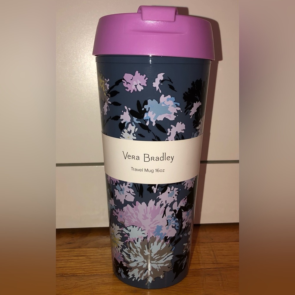 NWT Vera Bradley Travel Mug